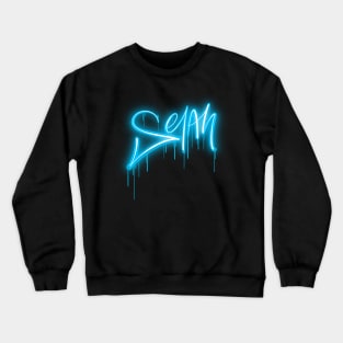 Selah - Aqua Neon - Christian Tee Crewneck Sweatshirt